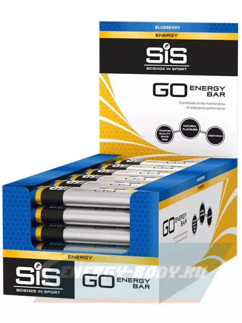 Батончик энергетический SCIENCE IN SPORT (SiS) GO Energy Mini Bar 30 x 40 г, Голубика