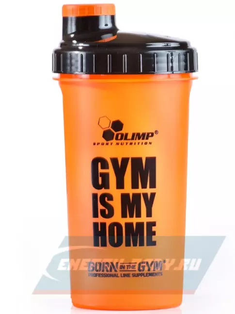  OLIMP Шейкер 700 мл GYM IS MY HOME 700 мл, Оранжевый