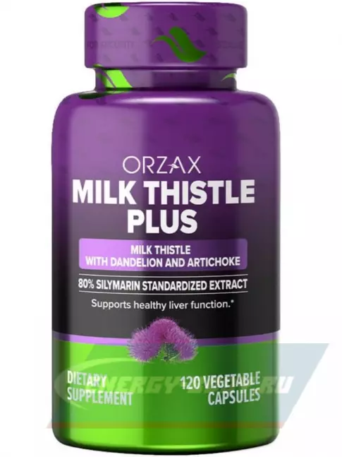  Orzax Milk Thistle Plus 120 веган капсул