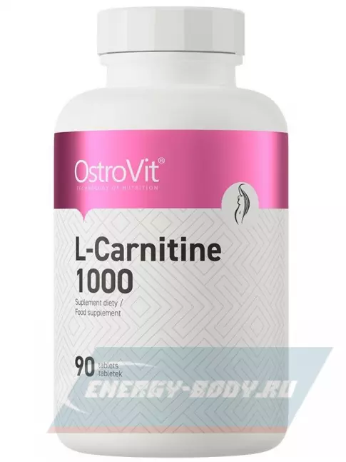 L-Карнитин OstroVit L-carnitine 1000 90 таблеток