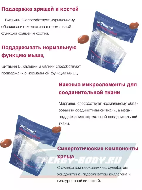 Суставы, связки Orthomol ArthroPlus курс 30 дней