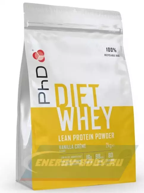  PhD Nutrition Diet Whey High Protein Lean Matrix 2000 г, Ванильный крем