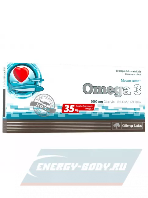 Omega 3 OLIMP OMEGA 3 (35%) 1000 mg 60 капсул