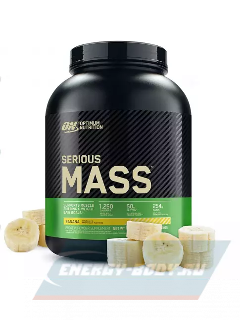 Гейнер Optimum Nutrition Serious Mass 2720 г, Банан