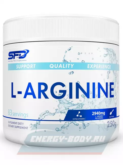  SFD L-Arginine Powder 250 г, Нейтральный