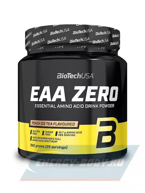 Аминокислотны BiotechUSA EAA Zero 350 г, Холодный персиковый чай Аминокислотны BiotechUSA EAA Zero 350 г, Холодный персиковый чай