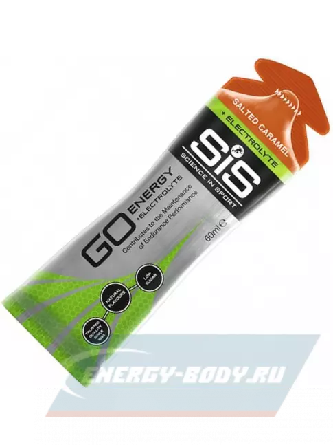 Энергетический гель SCIENCE IN SPORT (SiS) Go Energy + Electrolyte Gels 30 x 60 мл, Соленая карамель