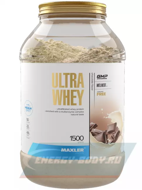  MAXLER Ultra Whey 1500 г, Шоколад
