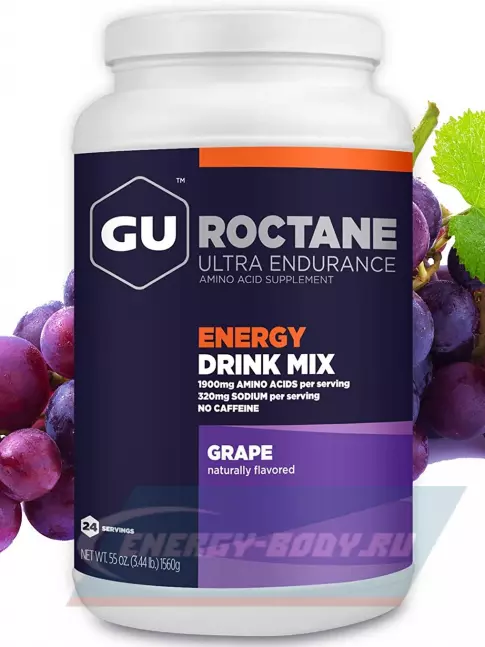  GU ENERGY GU ROCTANE ENERGY DRINK MIX 1560 г, Виноград