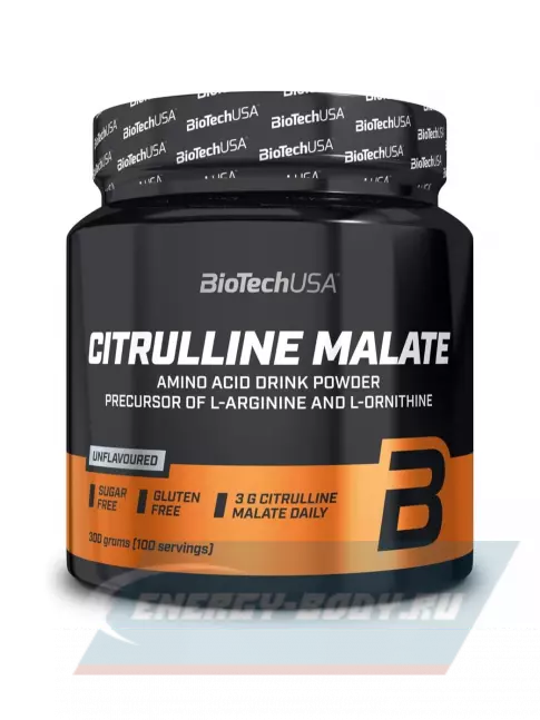 BiotechUSA Citrulline Malate 300 г, Натуральный BiotechUSA Citrulline Malate 300 г, Натуральный