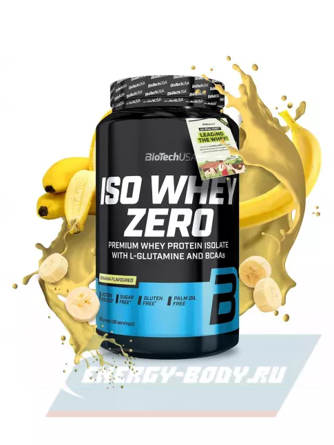 BioTechUSA Iso Whey Zero 908 г, Банан BioTechUSA Iso Whey Zero 908 г, Банан