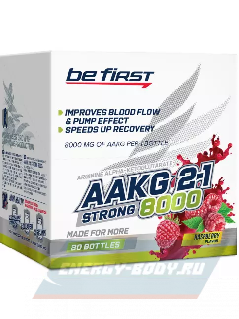  Be First AAKG 8000 STRONG 20 x 25 мл, Малина