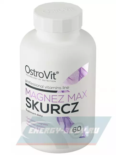  OstroVit Magnez Max Skurcz 60 таблеток
