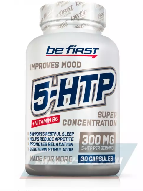  Be First 5-HTP 300 mg Super Concentration + B6 30 капсул