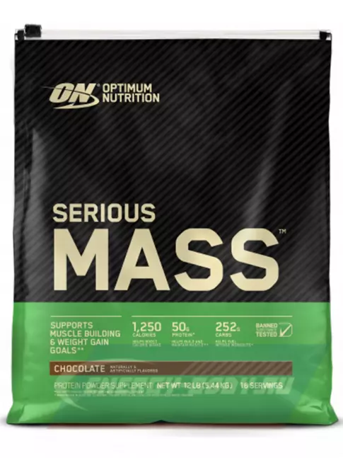 Гейнер Optimum Nutrition Serious Mass 5440 г, Шоколад