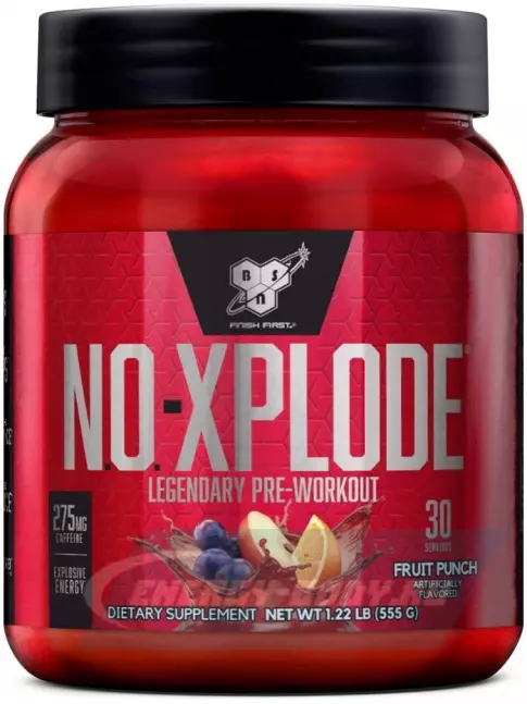 Предтерник BSN NO-XPLODE 3.0 New 555 г, Фруктовый пунш