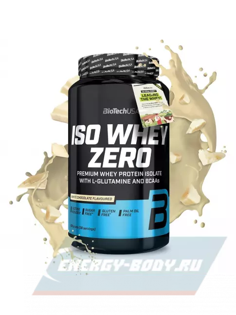 BioTechUSA Iso Whey Zero 908 г, Белый шоколад BioTechUSA Iso Whey Zero 908 г, Белый шоколад