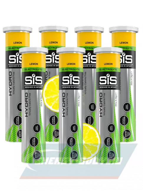  SCIENCE IN SPORT (SiS) GO Hydro Tablet 20s 7 x 20 таблеток, Лимон