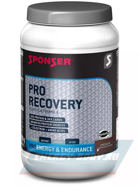 Предтерник SPONSER PRO RECOVERY 44/44 800 г, Шоколад