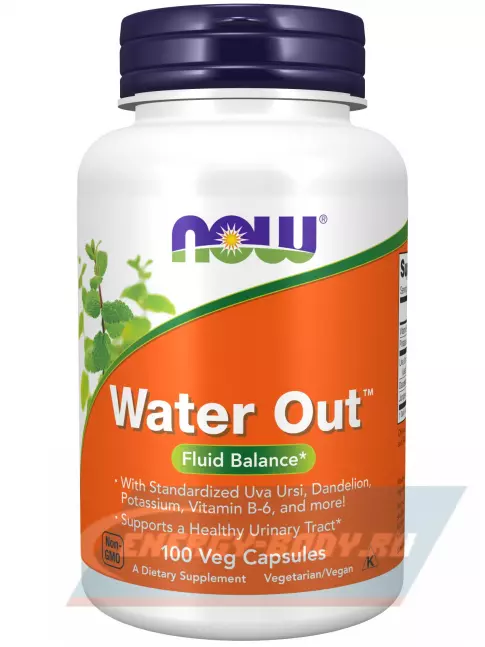  NOW FOODS Water Out 100 веган капсул