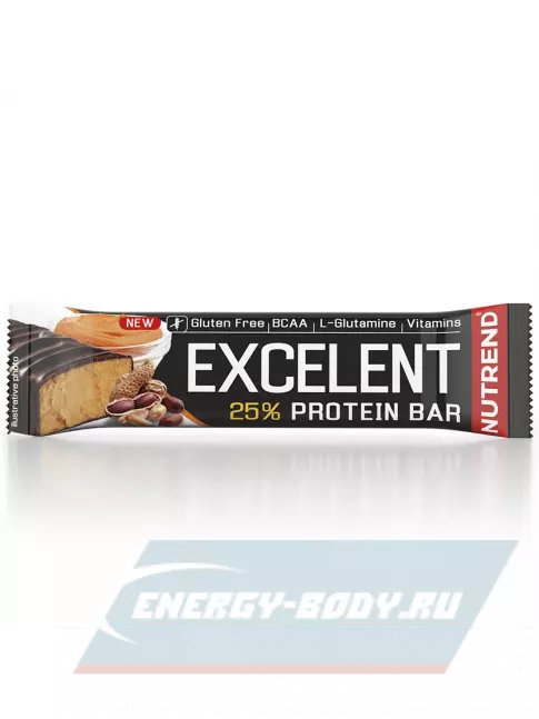 Батончик протеиновый NUTREND Excelent Protein Bar 85 г, Арахисовая паста