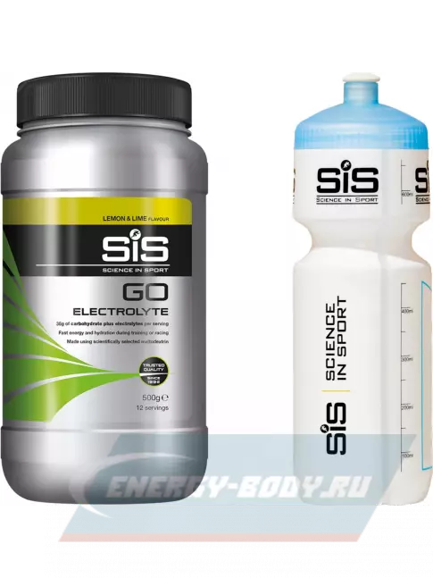  SCIENCE IN SPORT (SiS) GO Electrolyte + Бутылочка белая Лимон-лайм №2