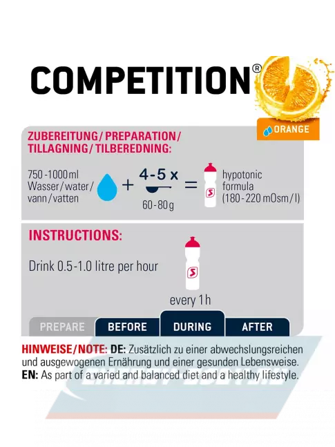  SPONSER COMPETITION 1000 г, Апельсин