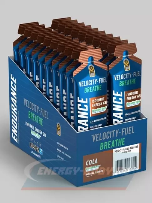 Энергетический гель APPLIED NUTRITION Endurance Velocity Fuel BREATHE Isotonic Energy Gel 20 саше, Кока-кола