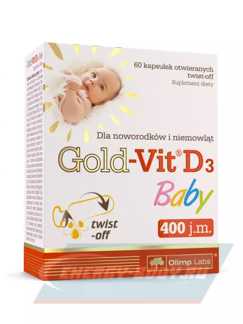 OLIMP Gold-Vit D3 Baby Labs 60 капсул OLIMP Gold-Vit D3 Baby Labs 60 капсул
