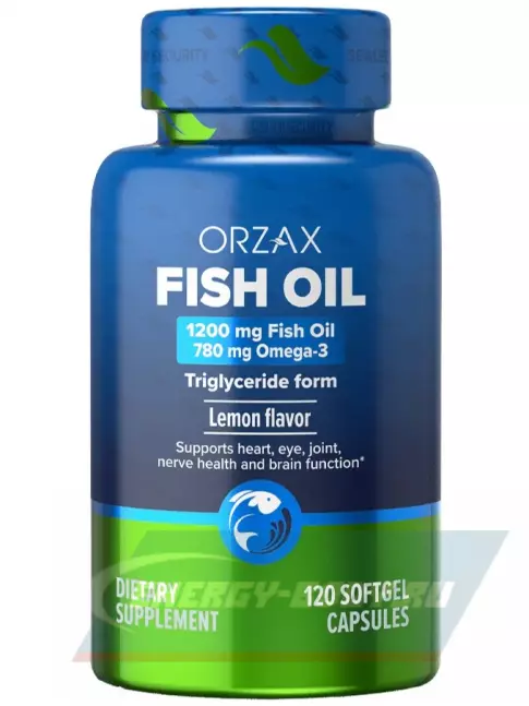 Omega 3 Orzax Fish Oil 1200 mg 120 капсул