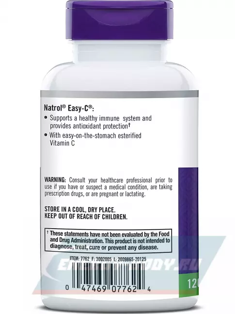  Natrol Easy-C 500 mg 120  таблеток