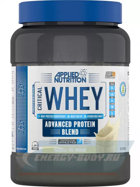  APPLIED NUTRITION CRITICAL Whey 900 г, Ванильное мороженое