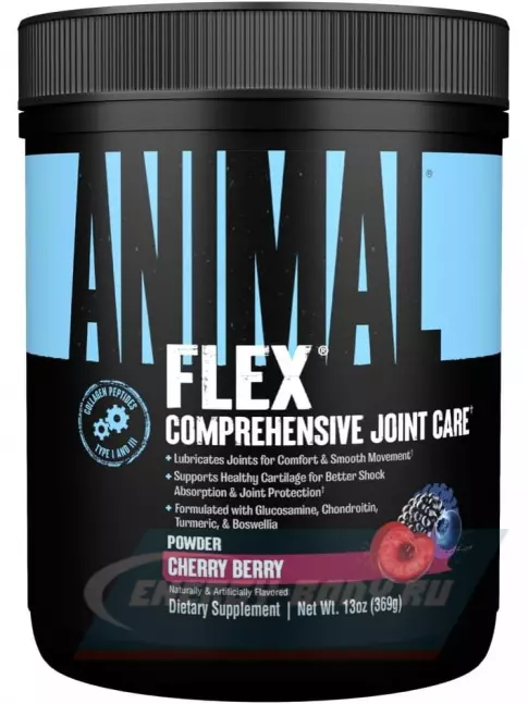 Суставы, связки UNIVERSAL NUTRITION ANIMAL FLEX POWDER 369 г, Вишня и ягоды