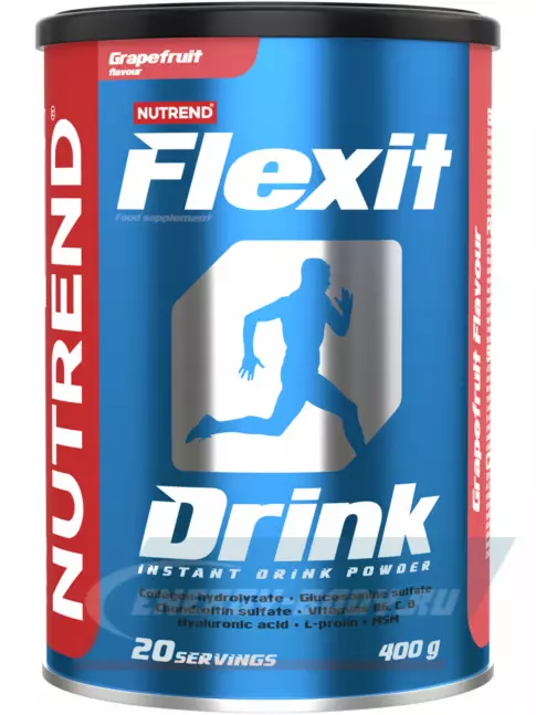 Суставы, связки NUTREND Flexit Drink 2 x 400 г, Грейпфрут