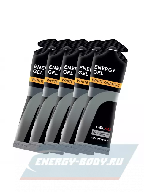 Энергетический гель GEL4U Energy Gel MIX5 5 x 60 г, Апельсин