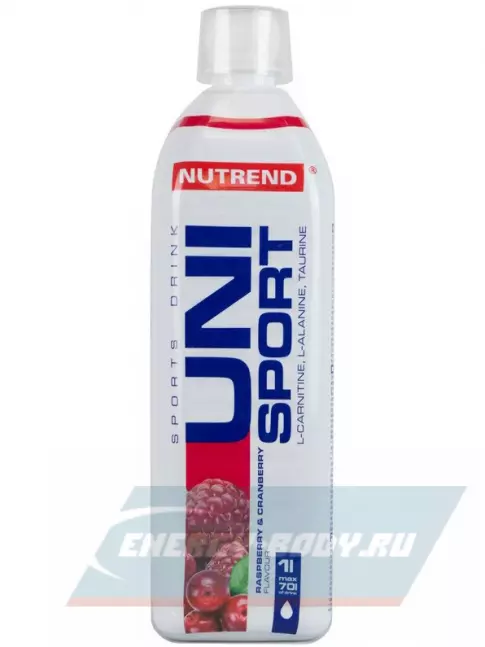 Концентрат NUTREND Unisport 1000 мл, Малина-Клюква