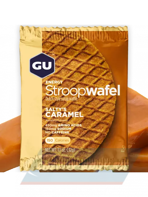 Батончик энергетический GU ENERGY GU ENERGY STROOPWAFEL no caffeine 16 x 32 г, Соленая карамель