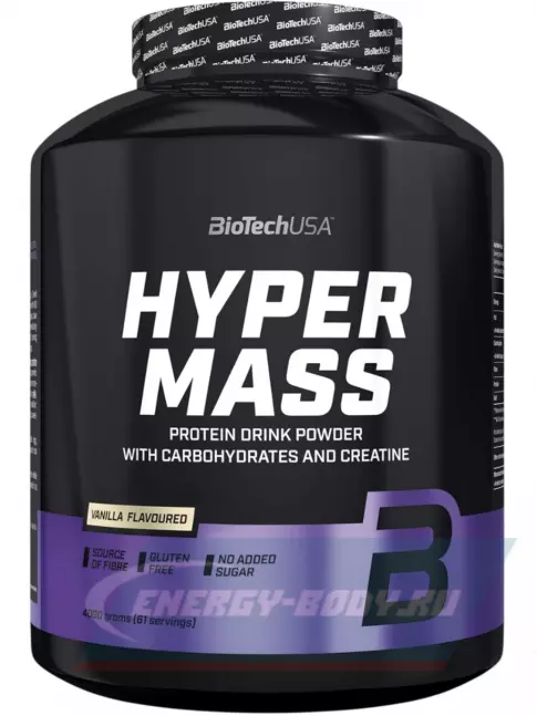 Гейнер BioTechUSA Hyper Mass 4000 г, Ваниль
