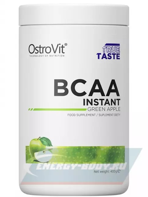 ВСАА OstroVit BCAA Instant 2:1:1 400 г, Зеленое яблоко
