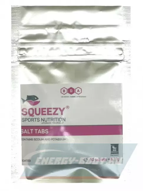  SQUEEZY SALT TABS 10 драже, Нейтральный