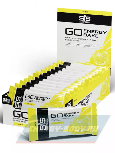 Батончик энергетический SCIENCE IN SPORT (SiS) GO Energy Bake 12 х 50 г, Лимон