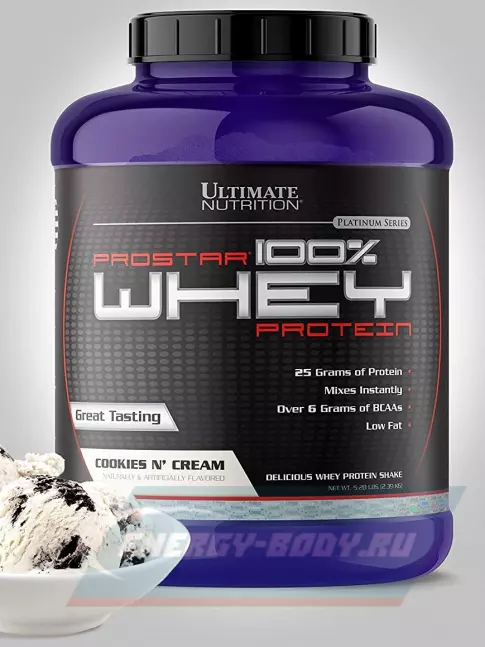  Ultimate Nutrition Prostar Whey 2390 г, Печенье с кремом