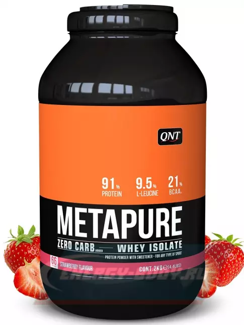  QNT METAPURE ZERO CARB 2000 г, Клубника