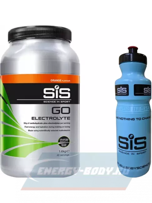  SCIENCE IN SPORT (SiS) GO Electrolyte + Бутылочка синяя Апельсин №2
