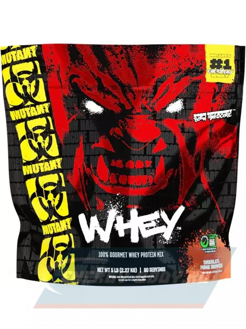  Mutant Whey 2270 г, Брауни с шоколадной помадкой