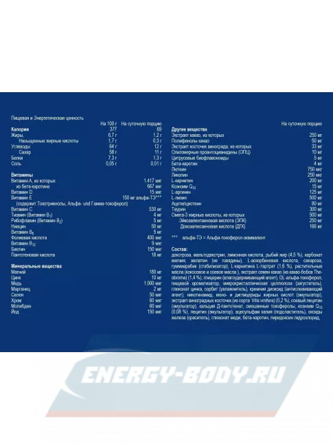  Orthomol Cardio курс 30 дней