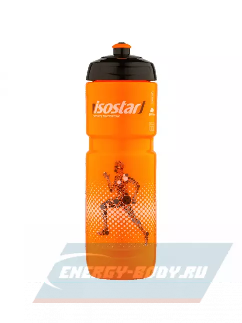  ISOSTAR Спортивная бутылочка Isostar 800 мл Оранжевая с черной крышкой 800 мл, Оранжевый