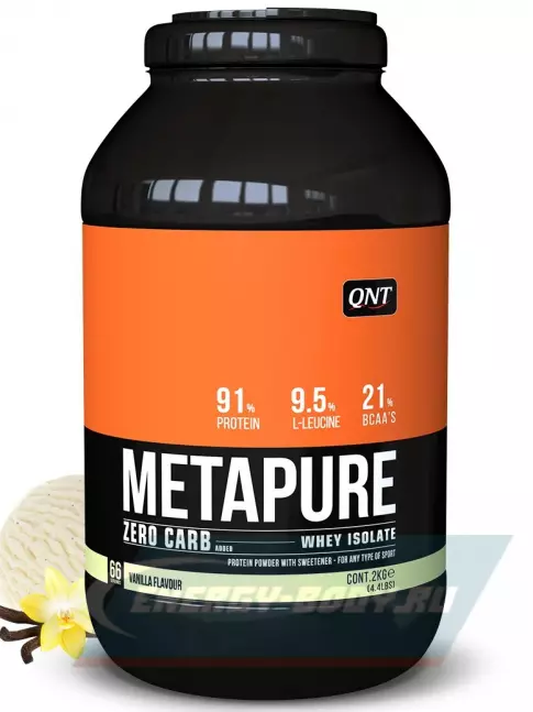  QNT METAPURE ZERO CARB 2000 г, Ваниль