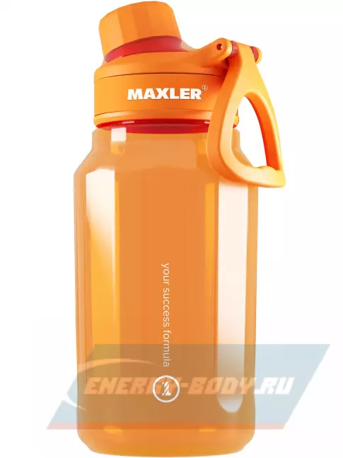  MAXLER Water Bottle Shake&Mix 750 мл, Оранжевый