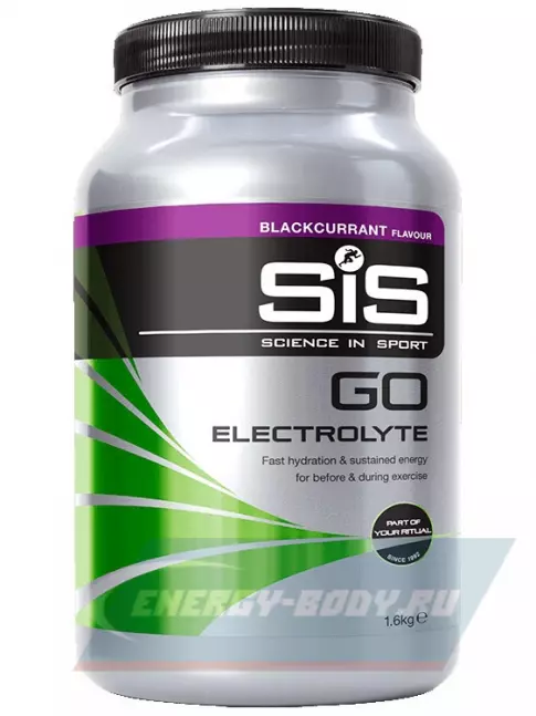  SCIENCE IN SPORT (SiS) GO Electrolyte Powder 1600 г, Черная смородина